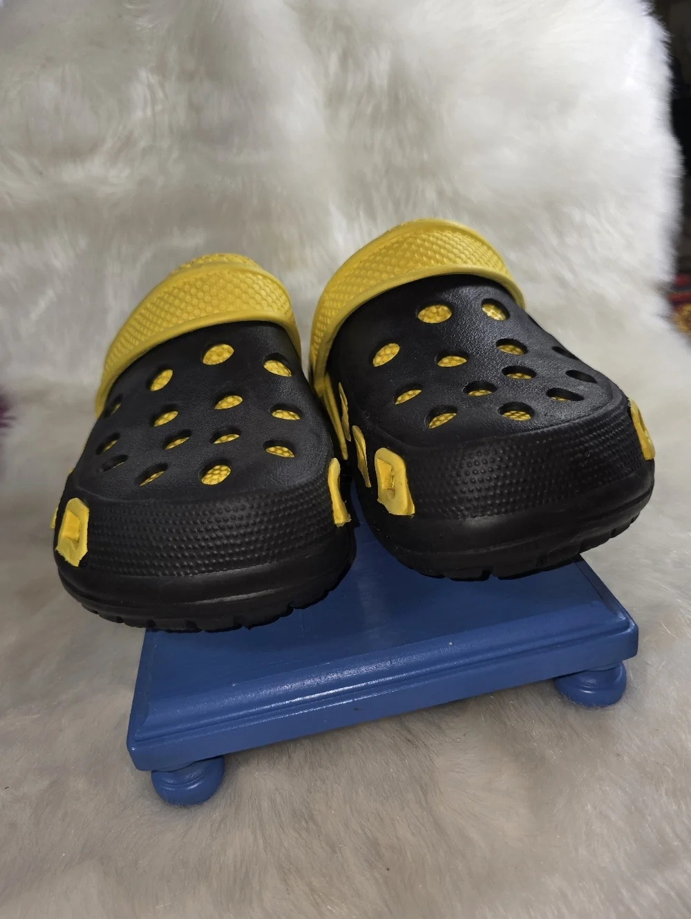 Nitro Mens Black & Yellow Slip-On Clogs